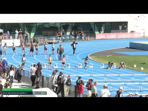 Boys Under 11 80m Hurdles H6 - 2020 State Combined Events Championships // LAVicTV