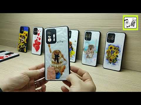 Чехол Prisma для телефона Poco M6 Pro 4G бампер стеклянный рисунок девушка - фото 1 - id-p2277073379