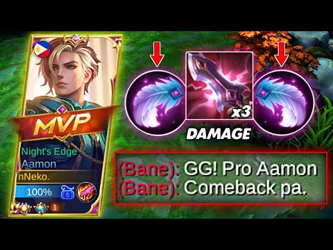 AAMON BEST BUILD FOR COMEBACK GAME! AAMON BEST BUILD 2022