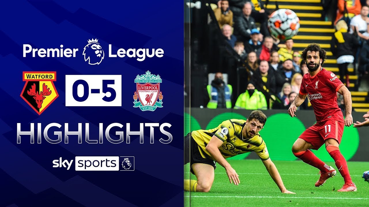 Salah scores STUNNER as Firmino hits hat-trick! | Watford 0-5 Liverpool | Premier League Highlights - YouTube