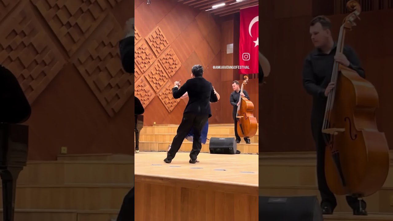 Batuhan Boy and Nida İnceoğlu performed 'Corrolera' by Ivan Talanin and Tango En Vivo Orchestra