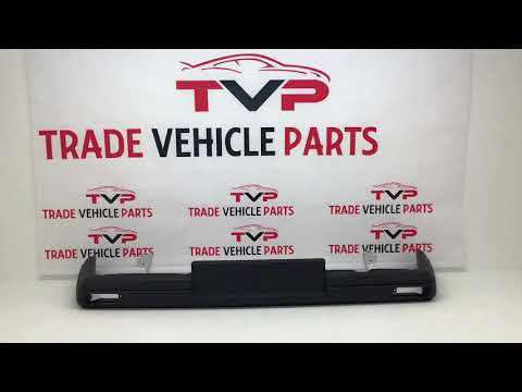 Fits VW Golf Mk2 1983-1989 Front Bumper Black Small With Black Trim video