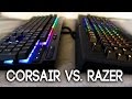 Corsair Gaming K70 RGB Keyboard vs RAZER.