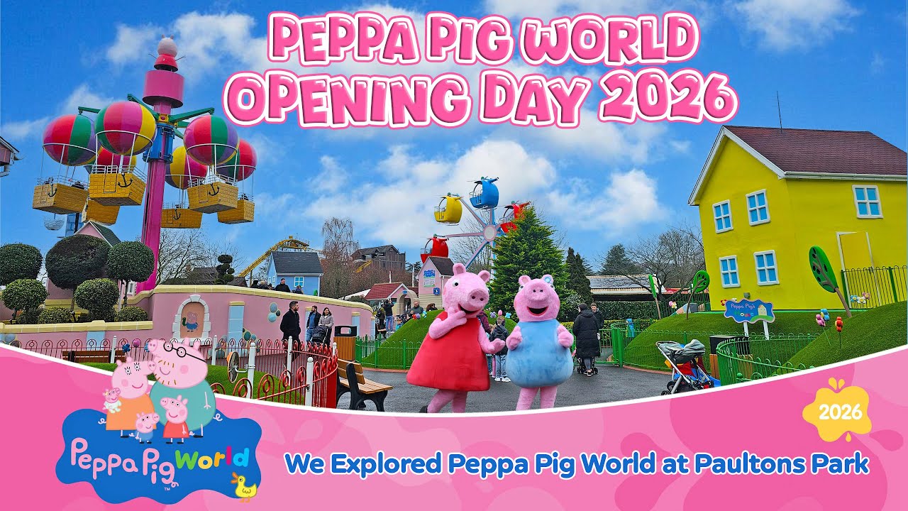 Peppa Pig World Theme Park Opens For 2026 | Full Tour (Feb 2026) [4K]
