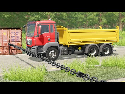 Mobil vs Chain #7 - BeamNG Drive