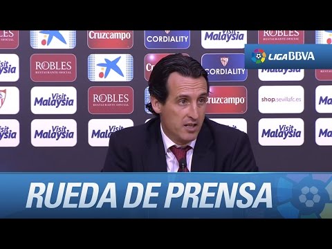 Emery: “Trabajamos para transmitir alegría a la afición”