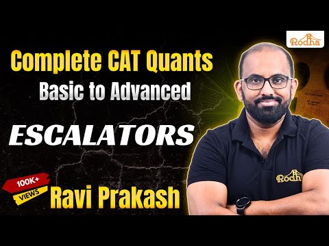 Time Speed and Distance 7 | (Escalators) CAT Preparation | Arithmetic | Quantitative Aptitude