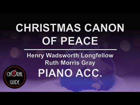 Christmas Canon of Peace - PIANO ACCOMPANIMENT | Ruth Morris Gray
