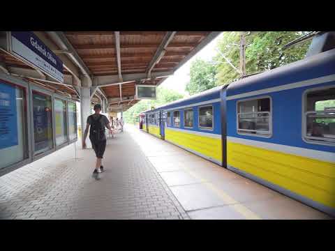Poland, Gdańsk, train ride from Wrzeszcz to Oliwa