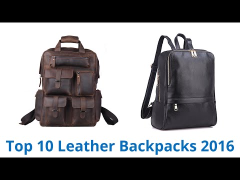 10 best leather backpacks