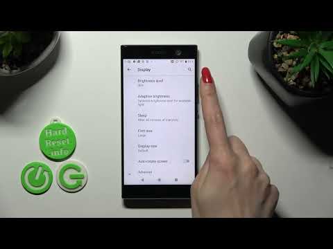 How to Turn On Auto Brightness on SONY Xperia XA2 - Turn Off Auto Brightness