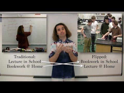 Showing the Differences between a Traditional and a Flipped Classroom