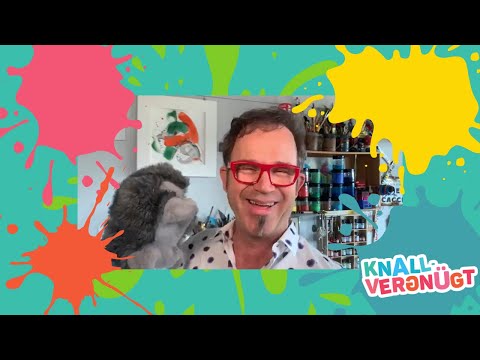 Mit Gitarre...und Pinsel!