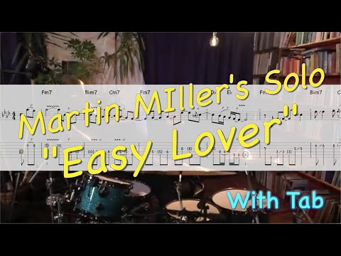 【With TAB】"Easy Lover" Martin Miller's solo【transcription】
