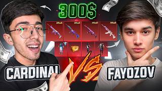 CARDINAL vs FAYOZOV 300$ OPEN KEYS BATTLE 😱 PUBG MOBILE!!!