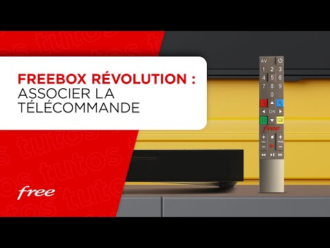 Freebox Revolution : associer la télécommande