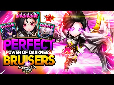 HE PLAYS WITH UNBREAKABLE DARK BRUISERS - Summoners War