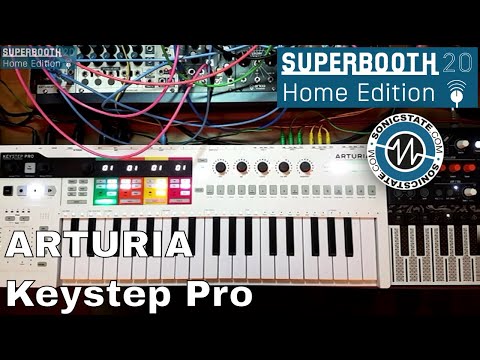Superbooth 20HE: Arturia Keystep Pro with Sébastien