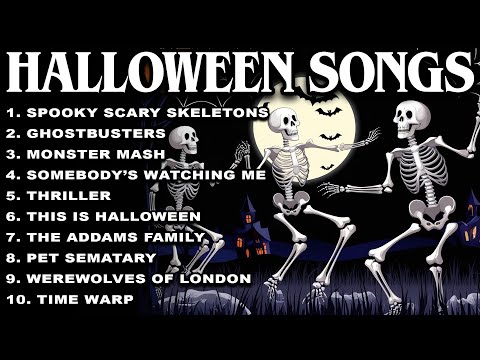 Spooky Scary Skeletons Playlist 💀 Best Halloween Songs 🎃 Halloween Music Playlist