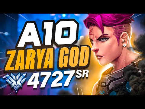"A10" Rank #1 ZARYA God - Best of A10 | Overwatch A10 Zarya Montage