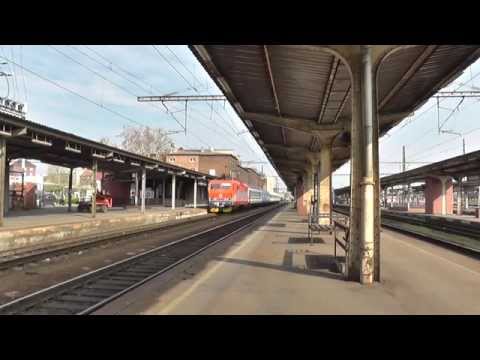 ČD 362.021 - Odjezd vlaku R 912 - Olomouc hl.n., 12.4.2014