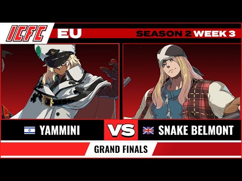 Yammini (Ramlethal) vs. Snake Belmont (Axl) Grand Finals - ICFC GGST EU Season 2 Week 3