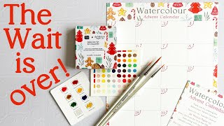 New! Watercolour Advent Calendar Kit ✨  Create Your Own Festive Art Countdown