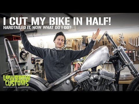 I Cut My Harley-Davidson Sportster In Half, Hard-tailed It To Build A Chopper, But Now What Do I Do?