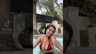Big tits in pool #tiktok #shorts #tiktokvideo