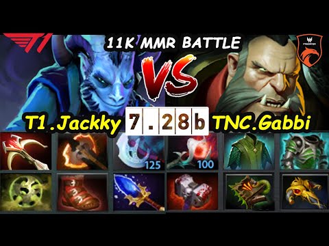 Top Tier SEA Carry 11K MMR Battle TNC Gabbi Lycan vs T1.Jackky Riki Dota 2 EpicGame Non Stop Fight