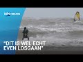 Storm Ciara: kitesurfen tijdens code rood