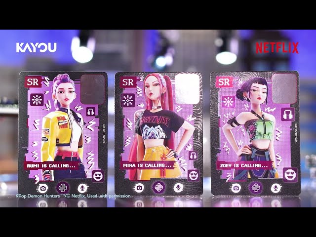 Vídeo relacionado con Expositor de 12 Sobres K-Pop Demon Hunters: Kayou - Tarjetas Coleccionables Edición Energía 001 - Serie 1-A
