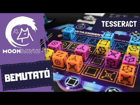 Tesseract társasjáték bemutató | Kockamanipuláció okosan! - MOONPAWNS