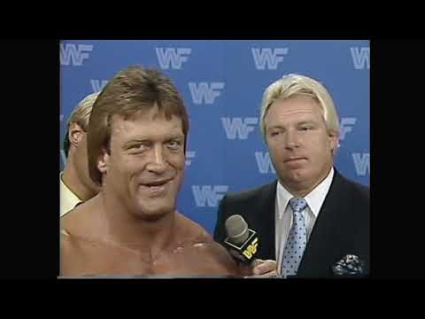 Paul Orndorff Bobby Heenan call Hulk Hogan dumb (really dumb) - Promo - 11/8/1986 - WWF
