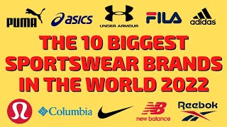 🔝Top 10 Biggest Sport Brands in the World (2022) | Popular Sport Brands | TOP 10 World
