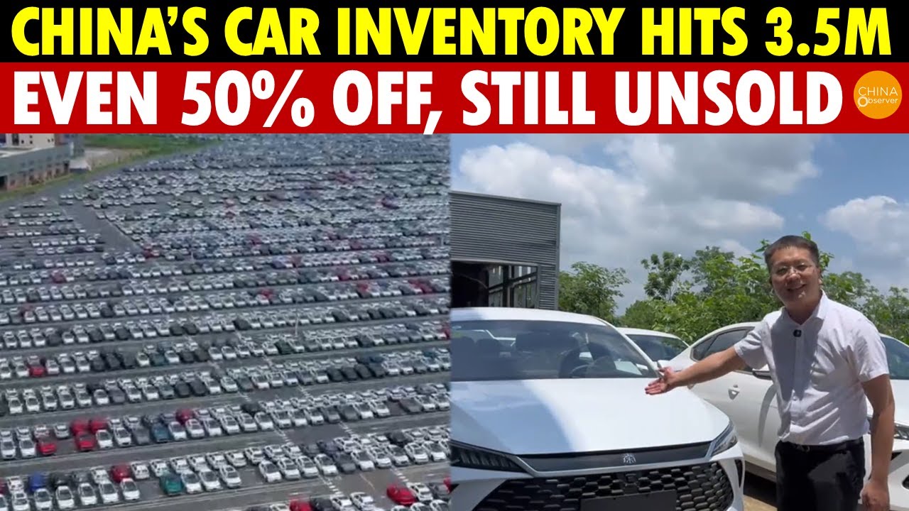 China’s Car Inventory Hits 3.5 Million, Piling Up, Even at 50% Off, They Can’t Sell