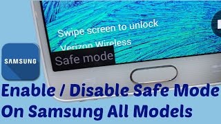 Enable, Disable Safe Mode Galaxy J7 Prime J5 Prime And Others