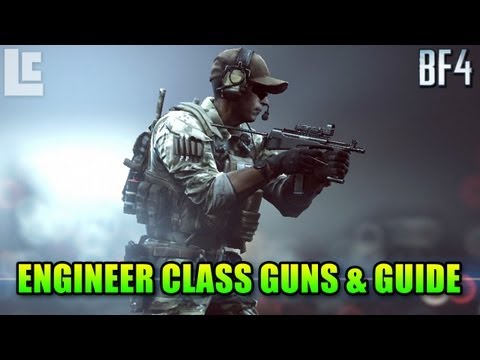 BF4 Engineer Class Guns & Guide PDWs (Battlefield 4 Beta Gameplay/Commentary)