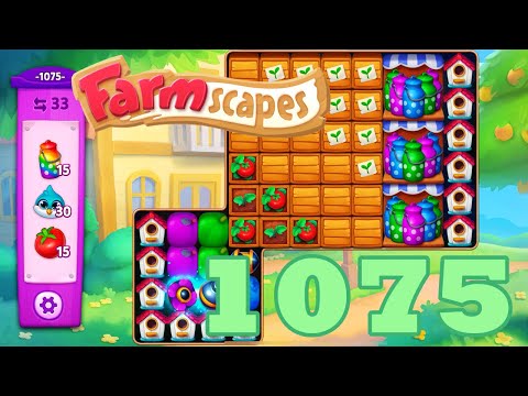Farmscapes Level 1075 HD Gameplay Walkthrough | 3 - match game | android | ios | pc | app