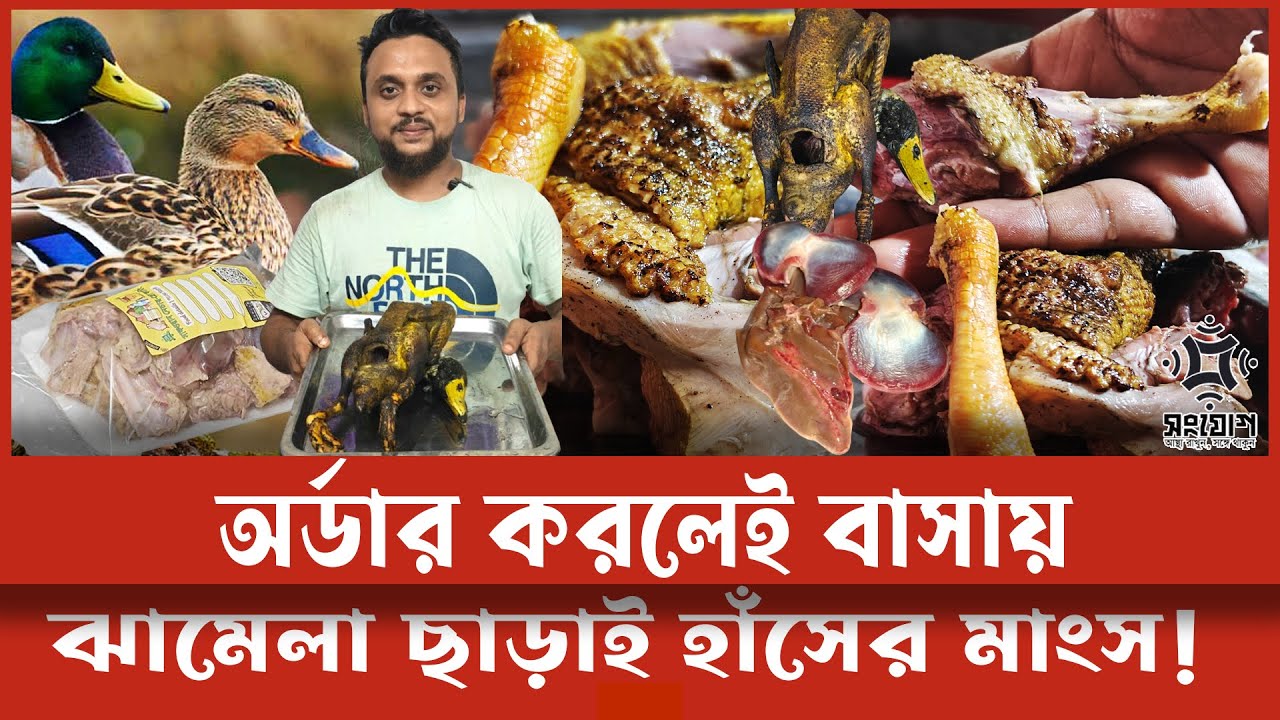 ঝামেলা ছাড়াই হাঁসের মাংস! অর্ডার করলেই হাজির বাসায়