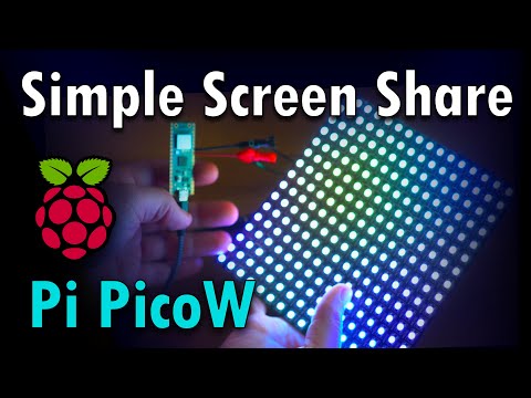 Screen share ANYTHING to this matrix! (Pi Pico)