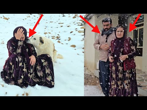 „Schnee und Verloren: Maryam kam von der Arbeit zurück und es gab keine Nachricht von Ali!“