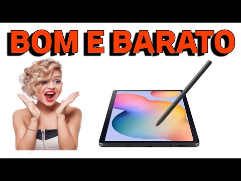 Tablet Samsung Galaxy S6 Lite é bom Sm-P619 128gb Cinza 4gb Ram