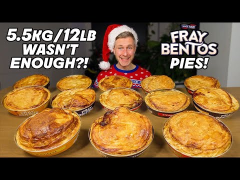 FRAY BENTOS CHALLENGED ME TO A PIE CHALLENGE...BUT WAS 5.5KG/12LB ENOUGH!?