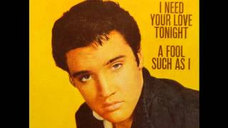 Elvis Presley  -  A Fool Such As I   (Rare &#39;Mono-to-Stereo&#39; Mix 1958)