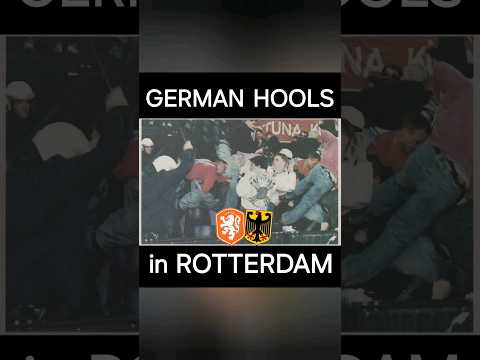 HOLLAND v DEUTSCHLAND 1996 🔥GERMAN HOOLIGANS in ROTTERDAM