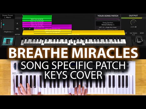 Breathe Miracles MainStage patch keyboard cover- Red Rocks Worship