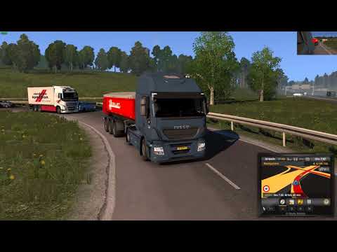 Euro Truck Simulator 2 (1.30) Iveco Stralis Hi Way Belgian to Germany + DLC's & Mods