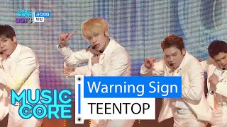 [HOT] TEENTOP - Warning Sign, 틴탑 - 사각지대, Show Music core 20160130