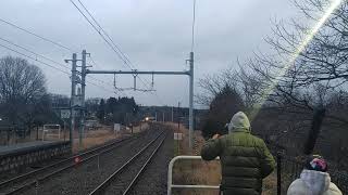 E653系1000番台臨時快速那須塩原行通過(東北本線高久駅)